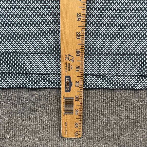 FootJoy Golf Polo Shirt Men's Large Blue Geometric Allover Outdoors Stretch - Picture 7 of 11